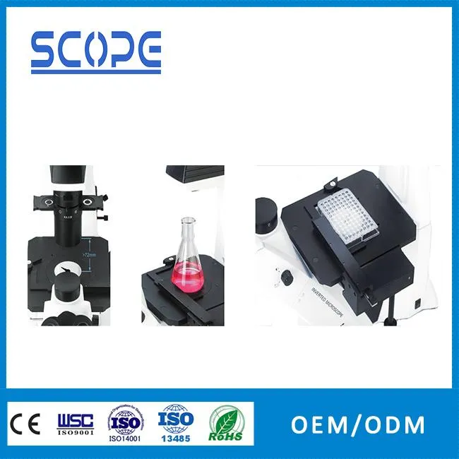 Inverted biological cells microscope made in China